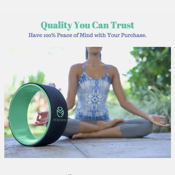 UpCircleSeven Yoga Wheel - [Pro Series] Strongest & Most Comfortable Dharma Yoga - Picture 4 of 16